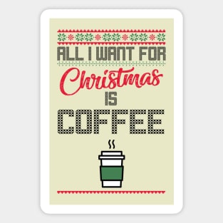 Christmas Coffee Magnet